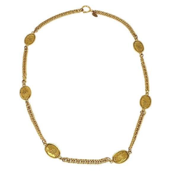 Chanel Chain Necklace Gold 26 113997 - Picture 1 of 4